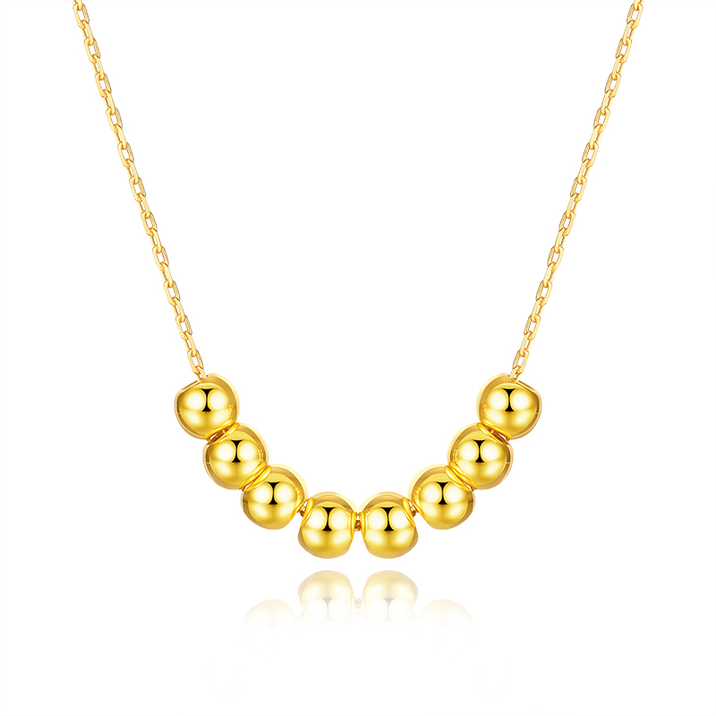 轻奢小金珠项链（送S925银链）