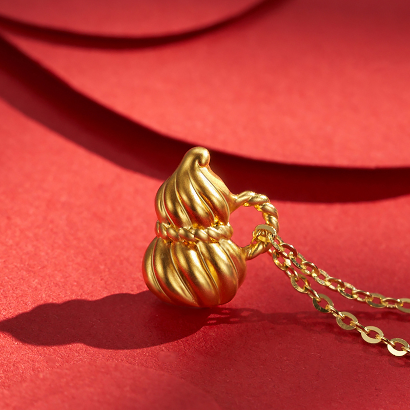 3D硬金葫芦吊坠